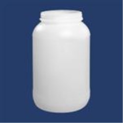 1 gal HDPE Jar, Round, 110-400, Label Indent