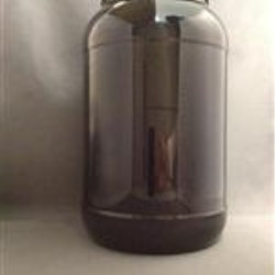128 oz PET Jar, Round, 110-400, Label Indent