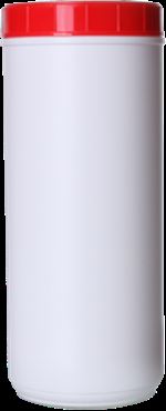 120 oz HDPE Jar, Round, 120-400, ,