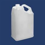 5 qt HDPE Handleware, Oblong, 38-400, Slant Handle