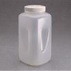 4 ltr P/P Jar, Square, 100-415, Grip W/White Cap Attached ,