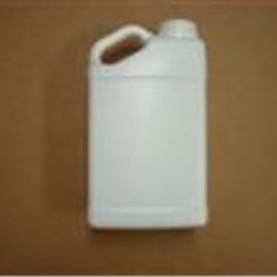 5 qt HDPE Handleware, Oblong, 63mm, Slant Handle Fluorinated L.3