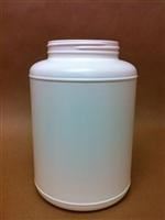 4000 cc HDPE Jar, Round, 110-400, Label Indent