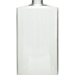 2 oz PVC Straight Sided, Oval, 20-410, Ribbed