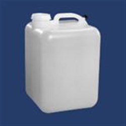 5 gal HDPE Handleware, Square, 70mm, Offset Neck ,