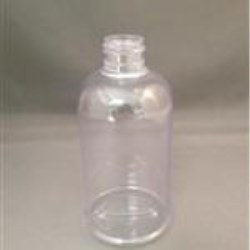 8 oz PVC Boston Round, Round, 24-415, Footed