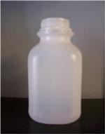 8 oz HDPE Boston Round, Square, 38-400, Light Weight ,