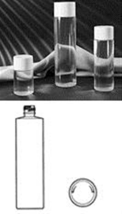 250 ml PETG Cylinder, Round, 24-410, ,