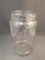 64 oz PET Jar, Round, 110-400, Label Indent