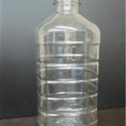 1 ltr PET Straight Sided, Oblong, 38-400, Ribbed/Fluted ,