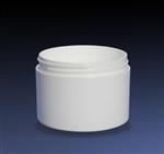 8 oz P/S Out (30% GCPS/70% HIPS) P/P In Double Wall Jar, Round, 89-400, Straight Base