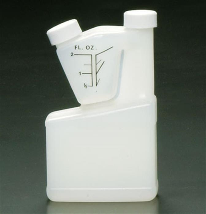 8 oz HDPE Measure/Dispense, Oblong, 24-400, ,
