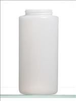 16 oz HDPE Jar, Round, 53-400, Straight Sided