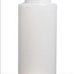 16 oz HDPE Jar, Round, 53-400, Straight Sided