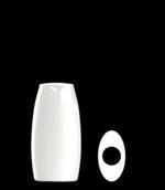 100 ml HDPE Convex, Oval, 23mm Snap On, ,