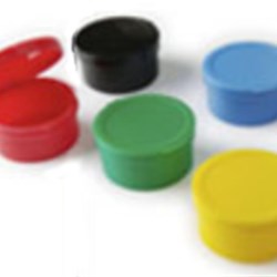 1 oz HDPE Jar, Round, ,