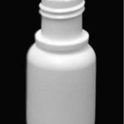 0.25 oz HDPE Boston Round, Round, 15-415, Cello Ring