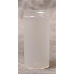 2 oz P/P Vial, Round, 38mm, Regular Wall Straight Base ,
