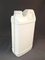 16 oz HDPE Handleware, Oblong, 28-400, View Stripe