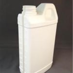16 oz HDPE Handleware, Oblong, 28-400, View Stripe