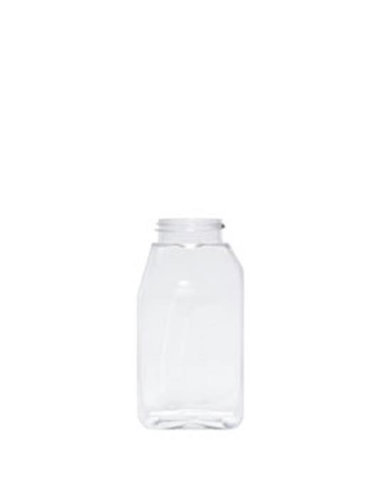 16 oz PET Jar, Oblong, 53-485, Grip ,