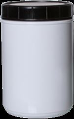 76 oz HDPE Wipes Canister, Round, 120mm Snap On, ,