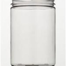 25 oz PET Jar, Round, 89-400, Straight Sided