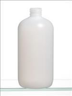 12 oz HDPE Boston Round, Round, 24-410,