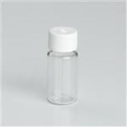10 ml PETG Cylinder, Round, 11.4-56, Sterile W/White Cap Attached ,