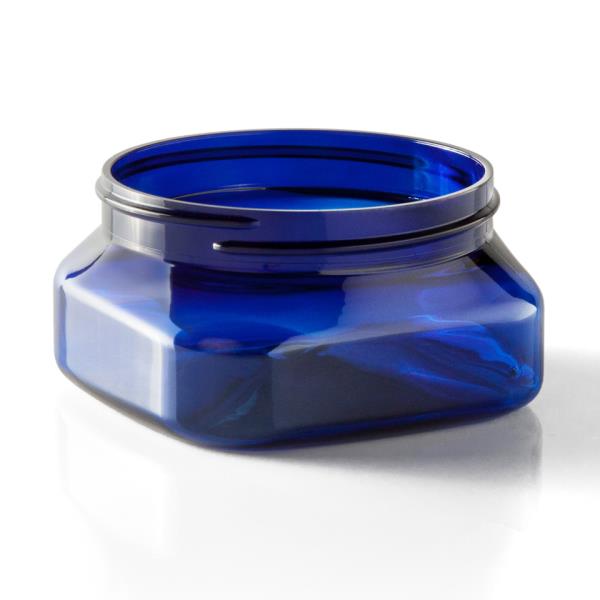 4 oz PET Jar, Square, 70-400, ,