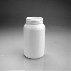 300 cc HDPE Jar, Round, 53-400,