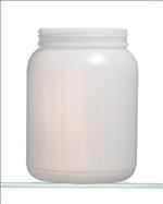 1500 cc HDPE Jar, Round, 100-400, Straight Sided