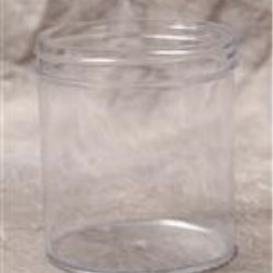 16 oz P/S Jar, Round, 89-400, Regular Wall Straight Sided