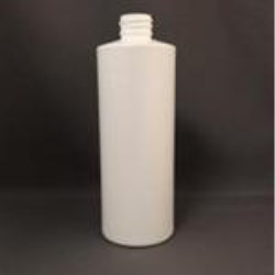 16 oz HDPE Cylinder, Round, 28-410, Straight Sided ,