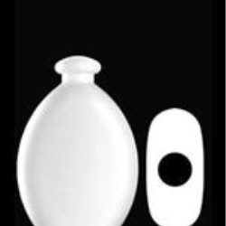 400 ml HDPE Convex, Oval, 24-410, ,