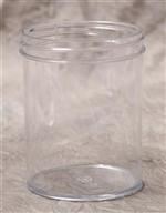 8 oz P/S Jar, Round, 70-400, Regular Wall Straight Sided