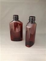 4 oz PET Straight Sided, Oval, 24-400, ,