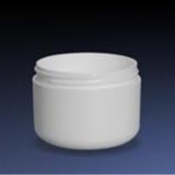 8 oz P/S Outer P/P Inner Jar, Round, 89-400, Round Base