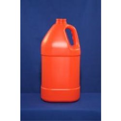1 gal HDPE Handleware, Round, 38-400, Label Indent ,