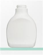 12 oz HDPE Long Neck, Oblong, 33-400, Label Indent ,