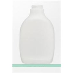 16 oz HDPE Long Neck, Oblong, 33-400, Label Indent ,
