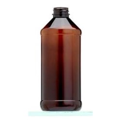 16 oz PET Modern Rd, Round, 28-400, Neck Bead Label Indent