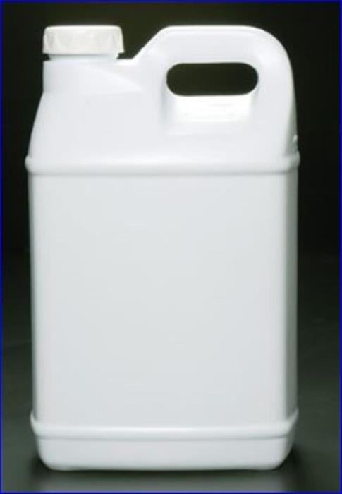 2.5 gal HDPE Blue/ Nyalene Handleware, Oblong, 63-485, 360 grams +/- 22
