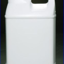 2.5 gal HDPE Blue/ Nyalene Handleware, Oblong, 63-485, 360 grams +/- 22