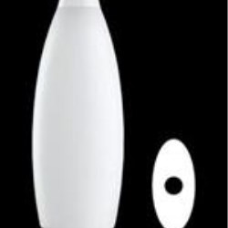 750 ml HDPE Convex Oval, 23mm Snap On, ,