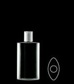 200 ml PVC Straight Sided Oval, 24-410, ,