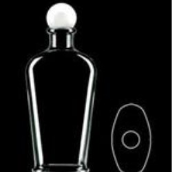 300 ml PVC Long Neck Oblong, 24-410, Footed ,