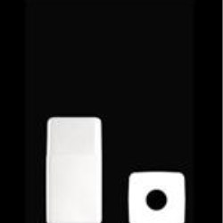 125 ml HDPE Straight Sided Square, 23mm, ,