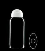 250 ml PVC Straight Sided Oval, 23mm Snap On, ,