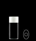 100 ml PETG Straight Sided Oval, 23mm Snap On, ,